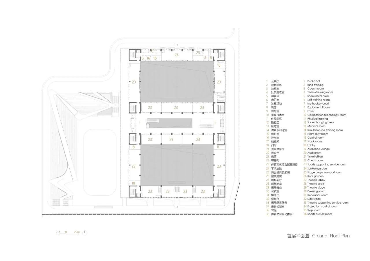BIM Architecture | Beijing Wukesong Ice Sports Center/Zhu Xiaodi Studio