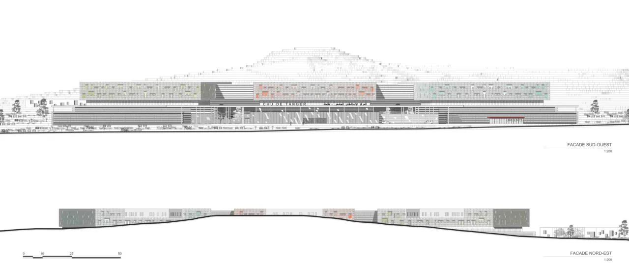 BIM Architecture | Tangier University Hospital/Hajji&  Elouali + Architecturestudio