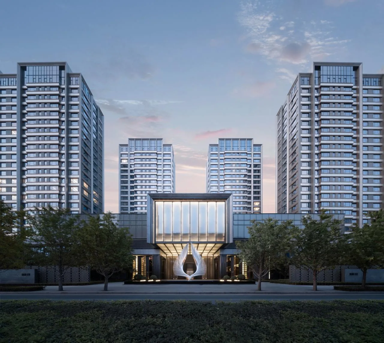 BIM Architecture | Luxury, Elegant, Minimalist: Shenyang Longhu Tianyi/Chengzhi Design