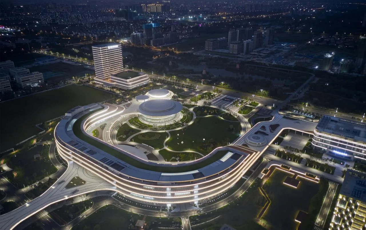 BIM Architecture | Rational Inclusiveness, Interrelated Symbiosis - Bohai Advanced Technology Research Institute/Zhejiang University Architectural Design and Research Institute