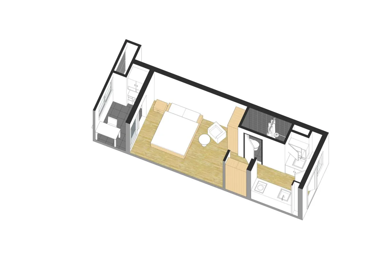 BIM Architecture | 'Living with a Residence' Experimental Site: Youchao International Apartment Community East Economic Development Zone Branch/Shanghai Riqing