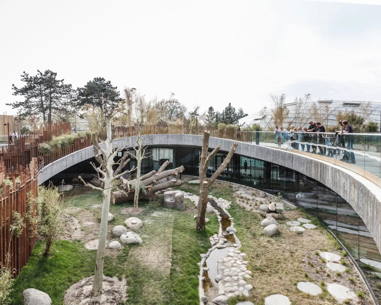BIM Architecture | Copenhagen Zoo Yin Yang Panda Pavilion/BIG