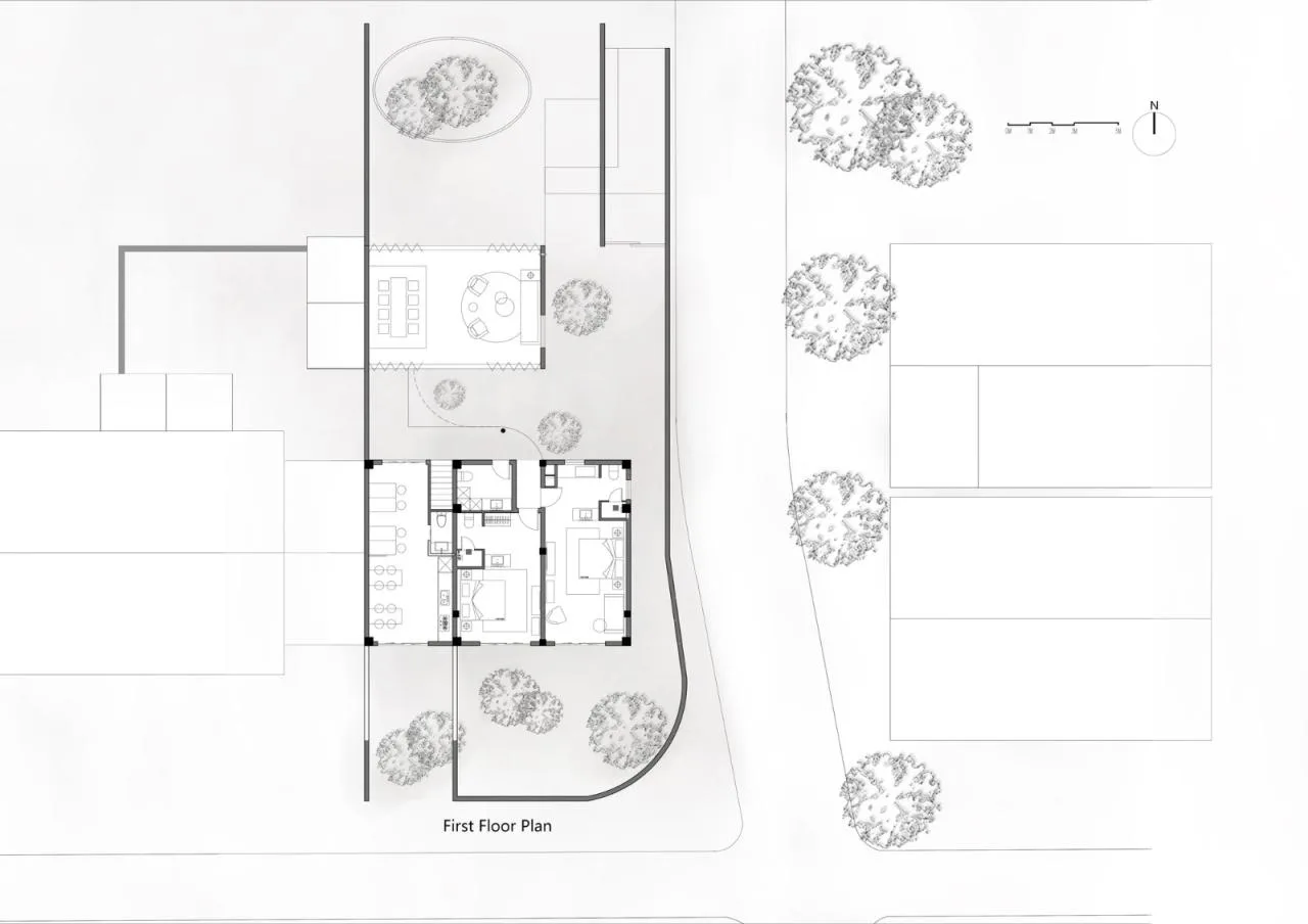 First Floor Plan of Huahai Homestay Renovation