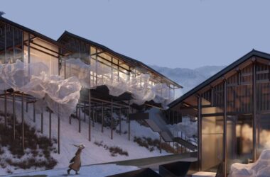 BIM Architecture: Leishan Cloud House Concept Design for Xijiang Qianhu Miao Village Cultural Center by Outsiders Architecture-BIM WORLD