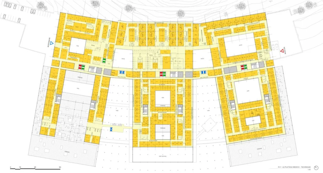 BIM Architecture | Tangier University Hospital/Hajji&  Elouali + Architecturestudio
