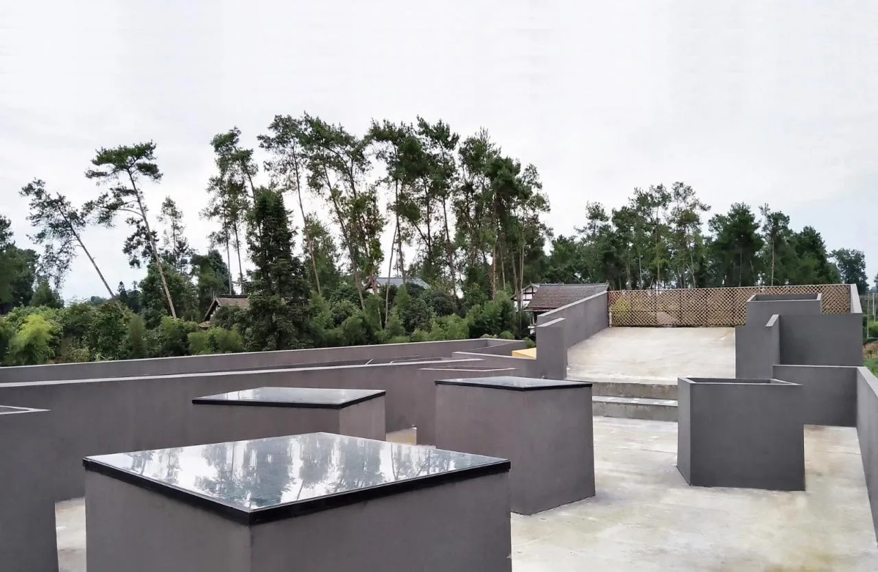 BIM Architecture | Mingting Rural Natural School/Vibrant and Splashing Architecture Studio