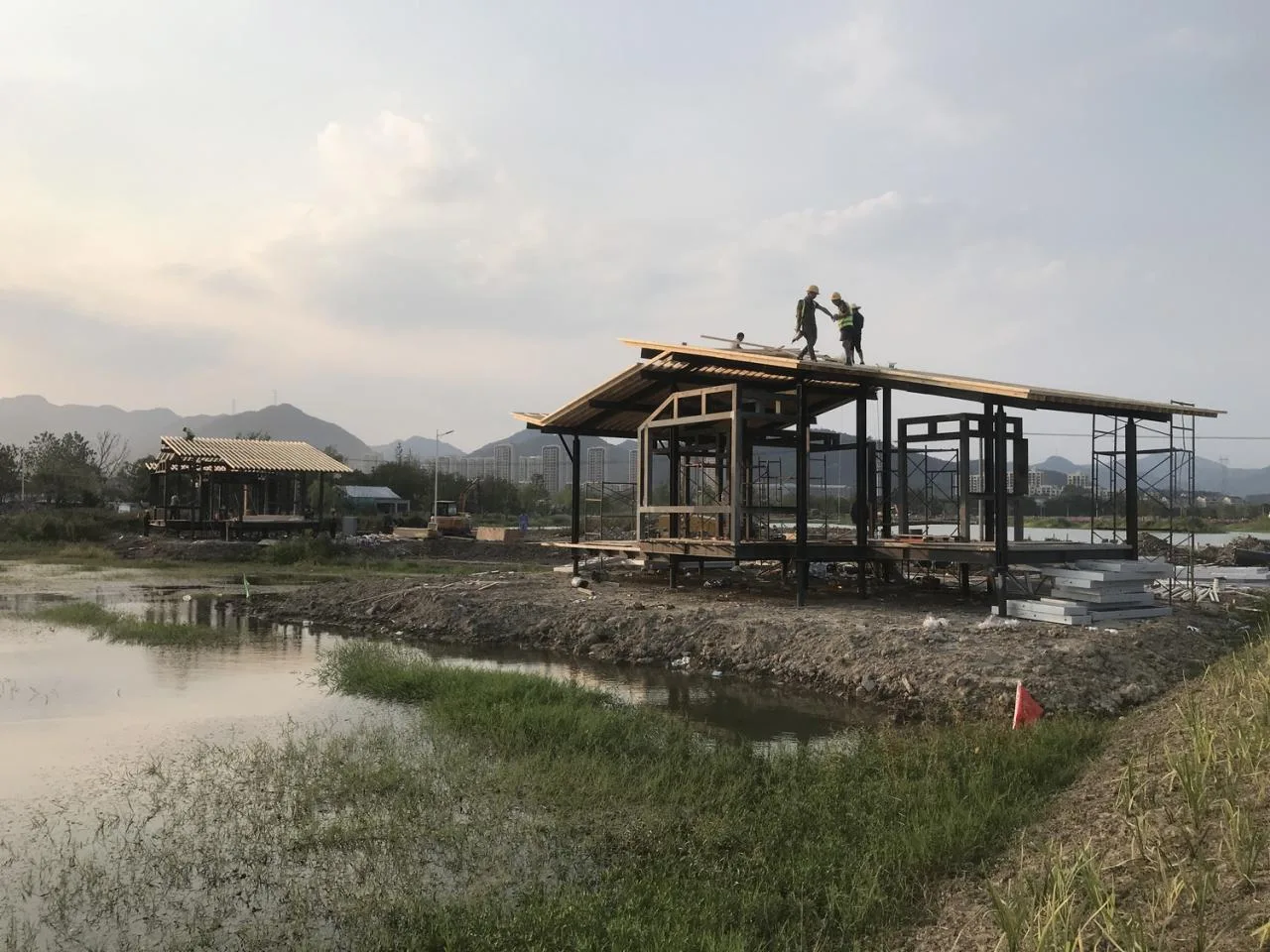 BIM Architecture | Fuyang Yangpi Lake Wetland Ecological Hotel/Jianlin Architecture