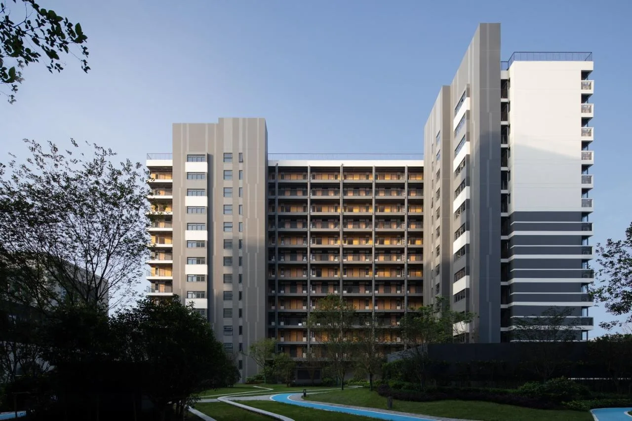 BIM Architecture | 'Living with a Residence' Experimental Site: Youchao International Apartment Community East Economic Development Zone Branch/Shanghai Riqing
