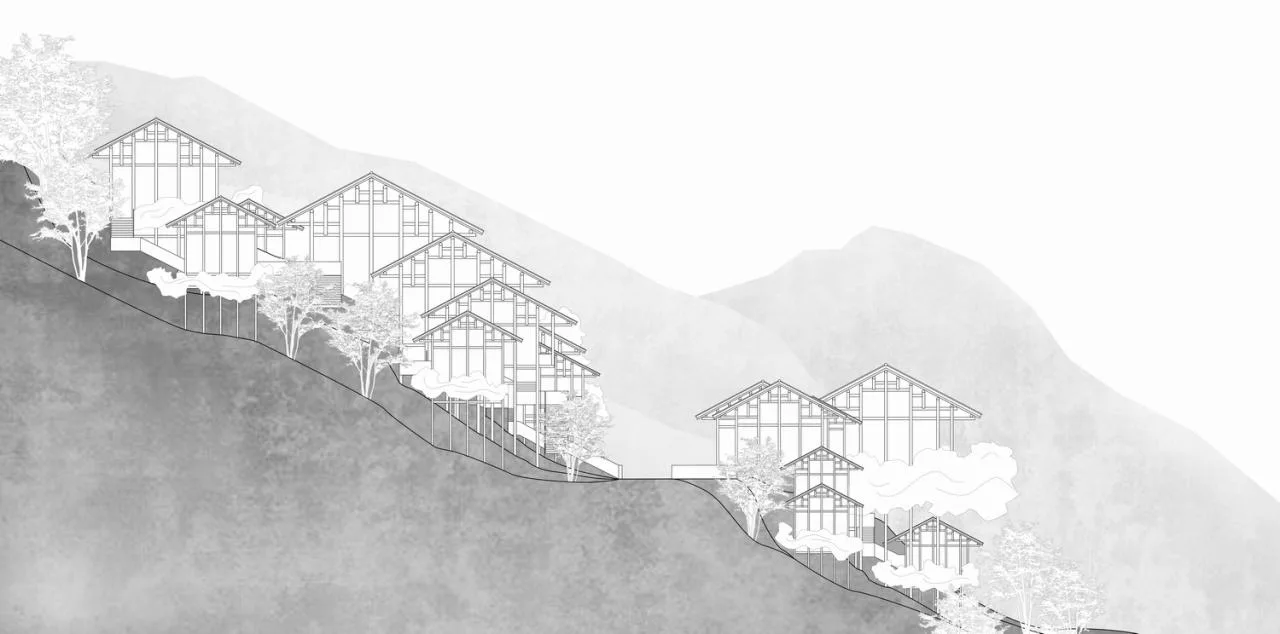 BIM Architecture | Leishan Cloud House: Scheme Design for Xijiang Qianhu Miao Village Cultural Center/Outsiders Architecture
