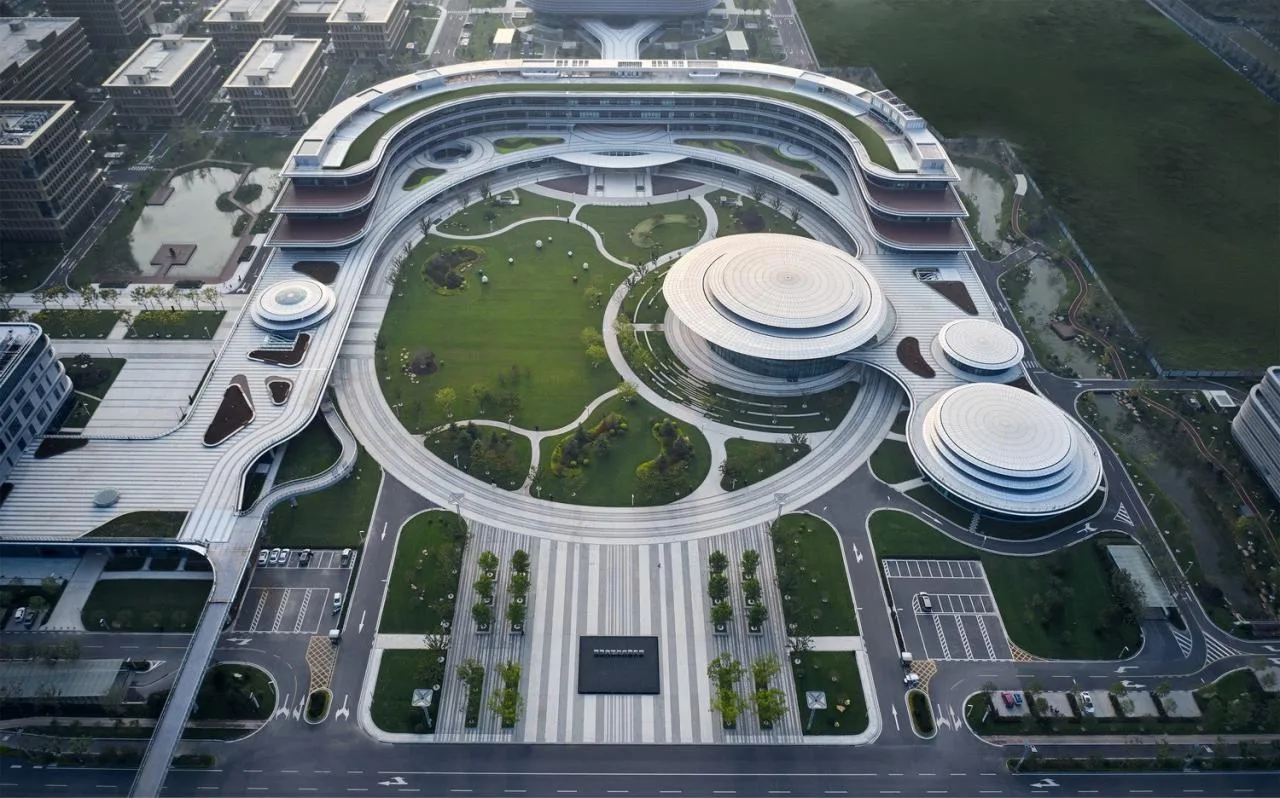 BIM Architecture | Rational Inclusiveness, Interrelated Symbiosis - Bohai Advanced Technology Research Institute/Zhejiang University Architectural Design and Research Institute