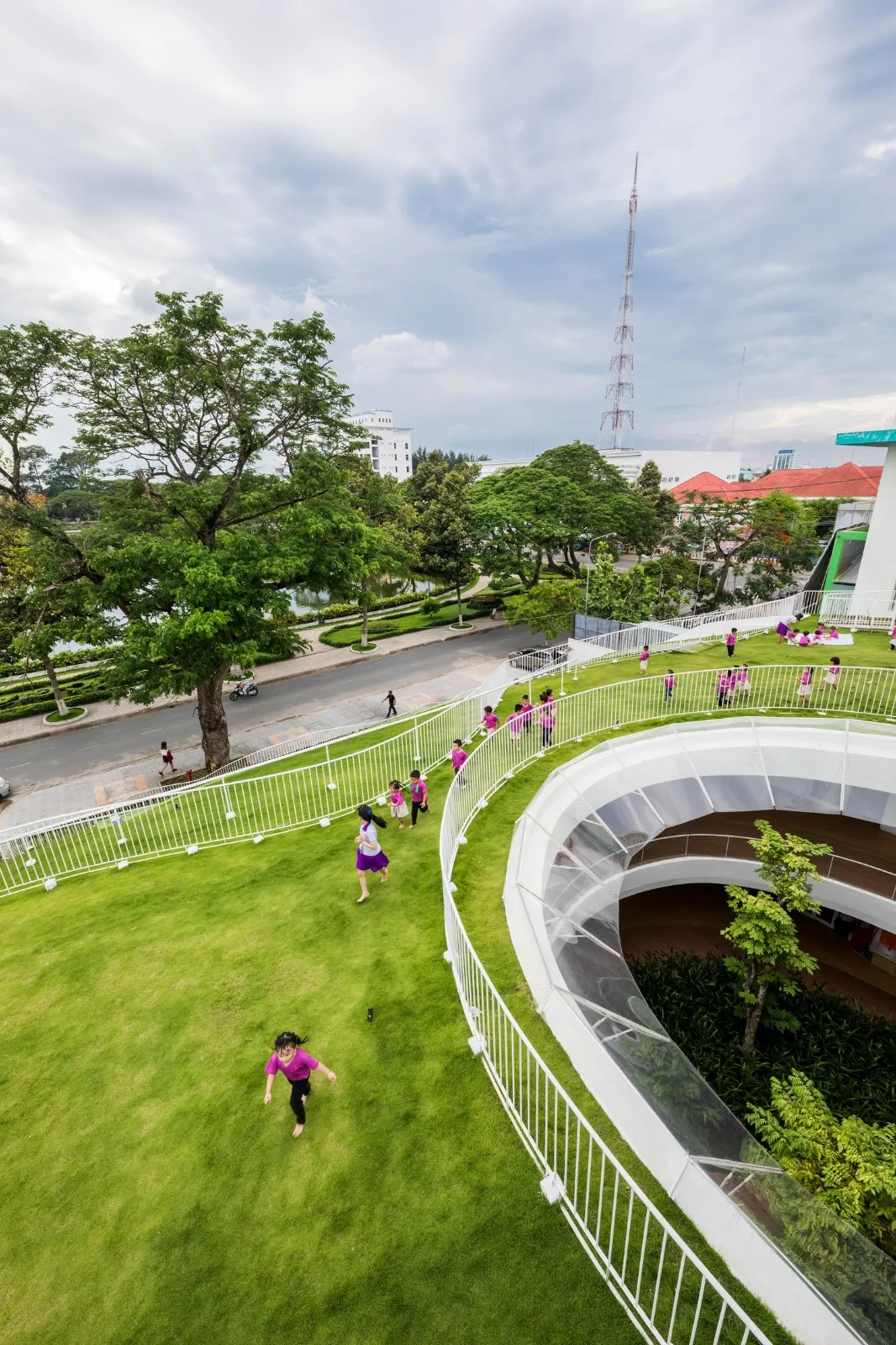 BIM Architecture | Secret Base Under the Mountain Slope: TTC Elite Ben Tre Kindergarten/KIENTRUC O