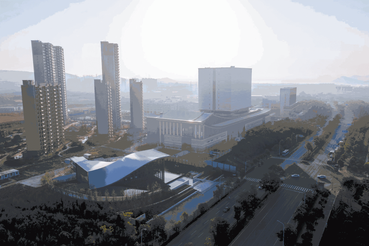 BIM Architecture | Wuhan Urban Construction · Huashan Impression: Dynamic Twisting/Execution Design