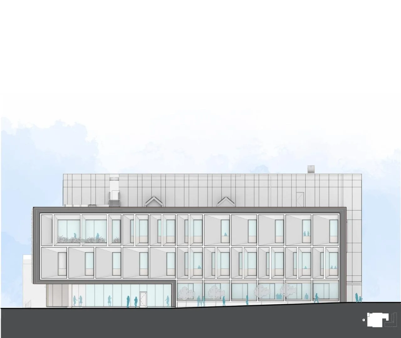 BIM Architecture | D'Urville College Health Professional Center/CannonDesign