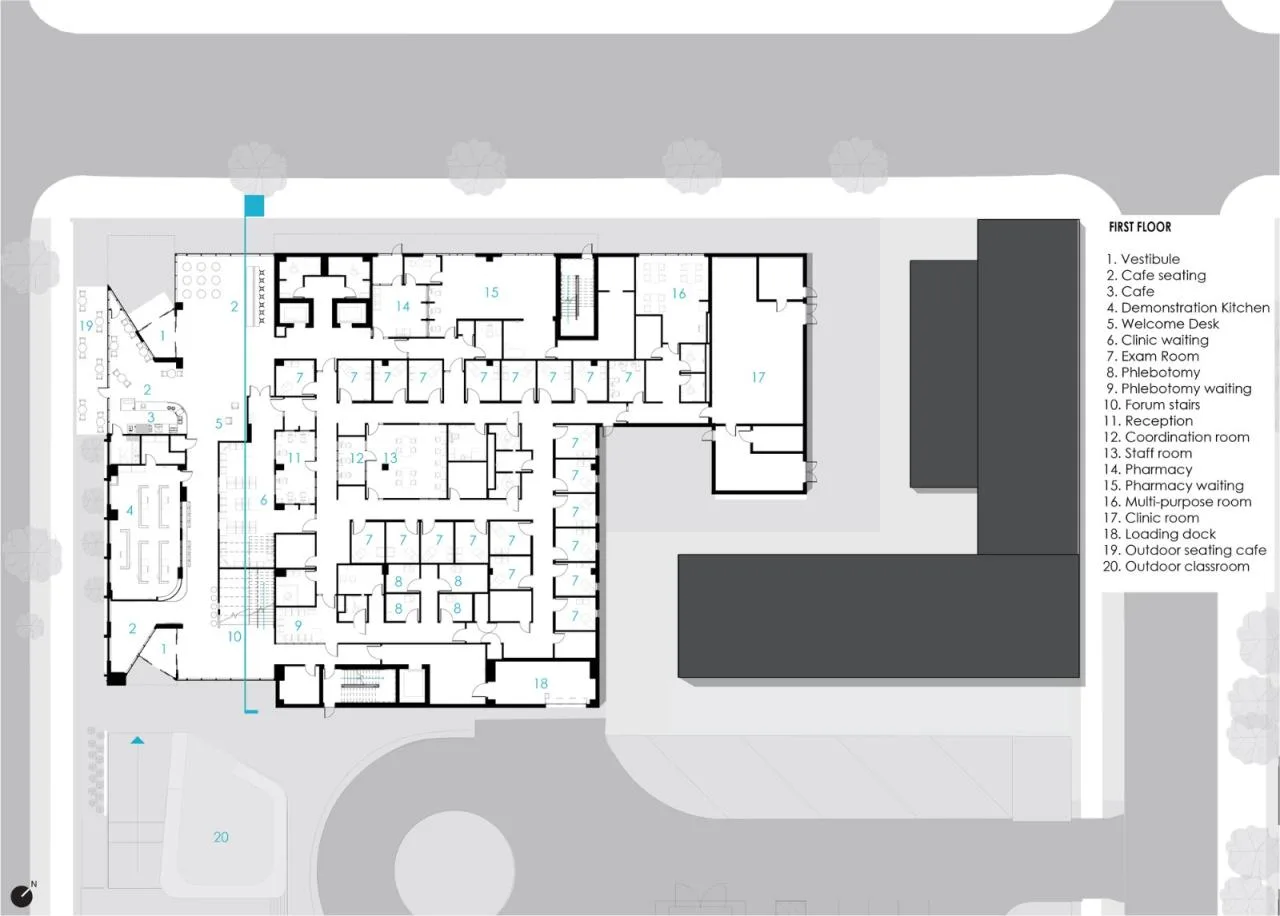 BIM Architecture | D'Urville College Health Professional Center/CannonDesign