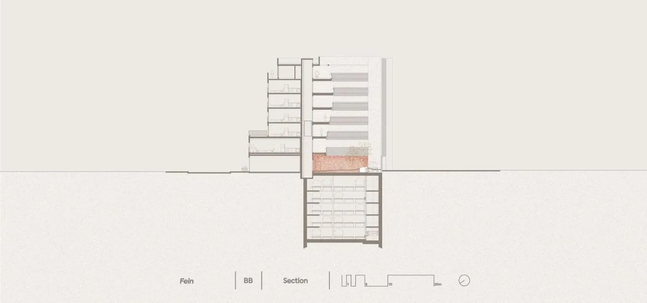 BIM Architecture | Drift like Central Apartment Building/HQ Architects