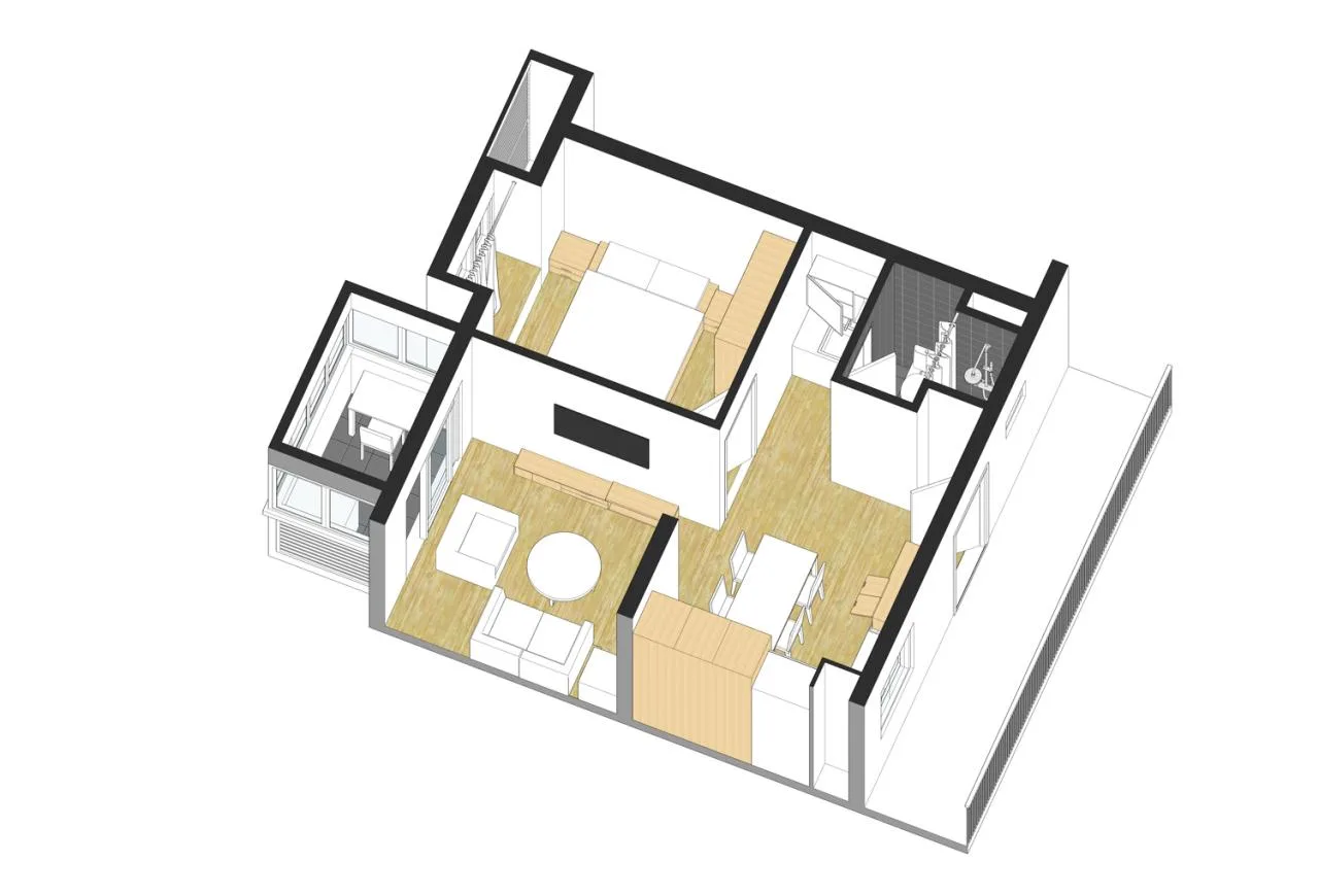 BIM Architecture | 'Living with a Residence' Experimental Site: Youchao International Apartment Community East Economic Development Zone Branch/Shanghai Riqing