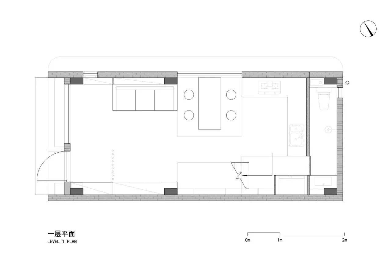 BIM building | 80 square meter cabin renovation: One stack/original building