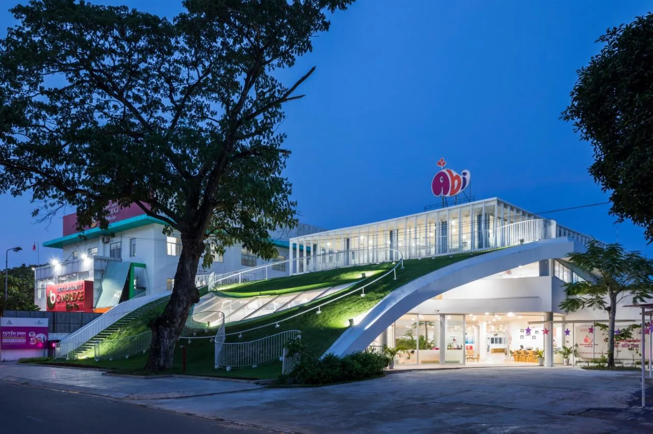 BIM Architecture | Secret Base Under the Mountain Slope: TTC Elite Ben Tre Kindergarten/KIENTRUC O