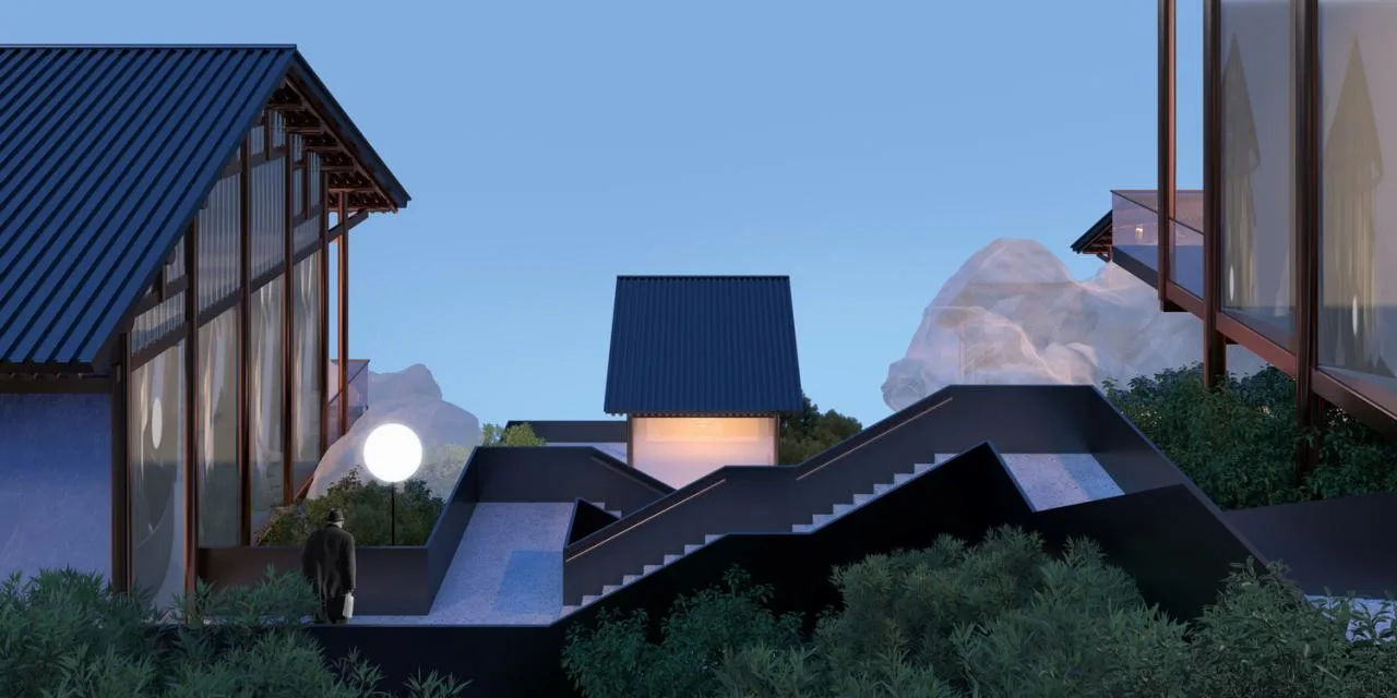 BIM Architecture | Leishan Cloud House: Scheme Design for Xijiang Qianhu Miao Village Cultural Center/Outsiders Architecture