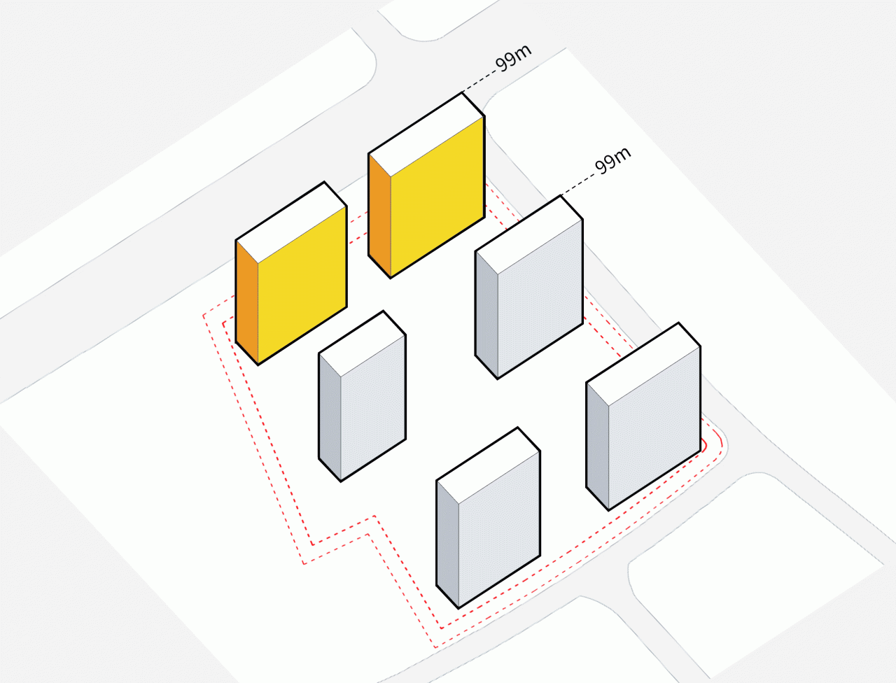 BIM Architecture | Line+New Works | Rongchuang · Yunchao Mansion: How much value can a master plan increase? Line+gives you the answer