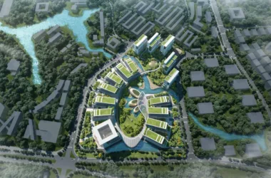 BIM Architecture at Dongguan University of Technology International Cooperation Innovation Zone by 10 Design-BIM WORLD