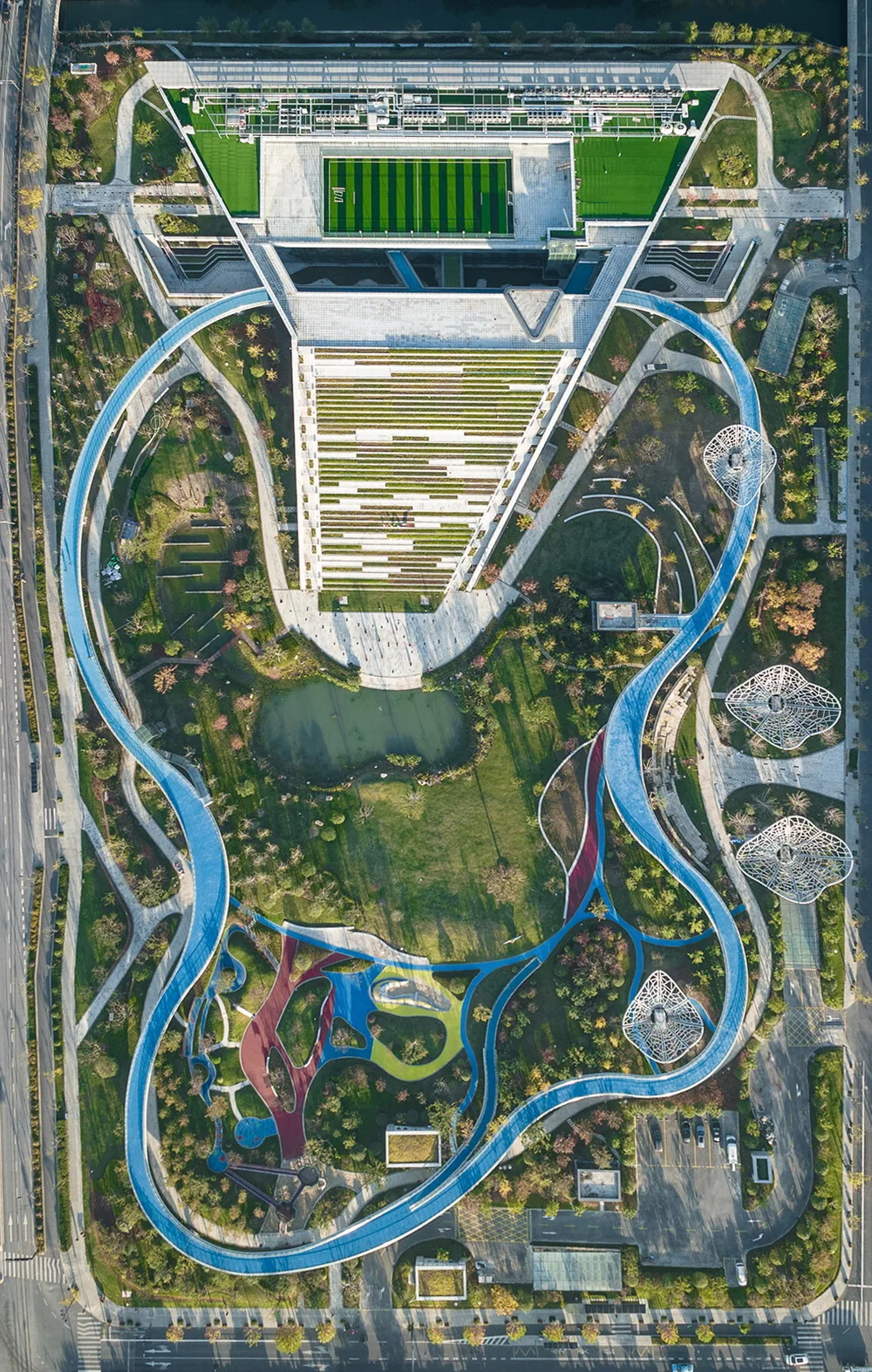 BIM Architecture | Running on Clouds: Hangzhou Li Ning Sports Park Phase I Project/Botao Architecture