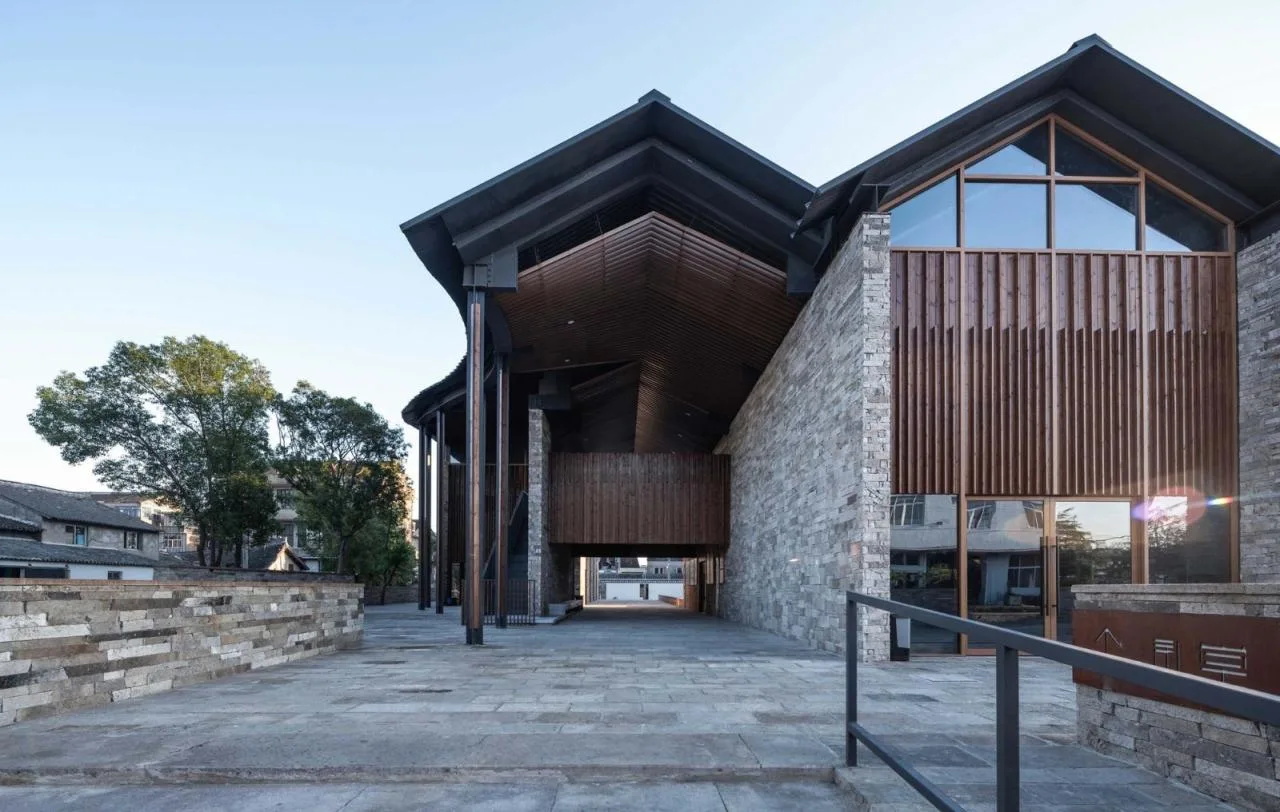 BIM Architecture | Xiaowufen Village Cultural Hall/Garden Architecture Landscape