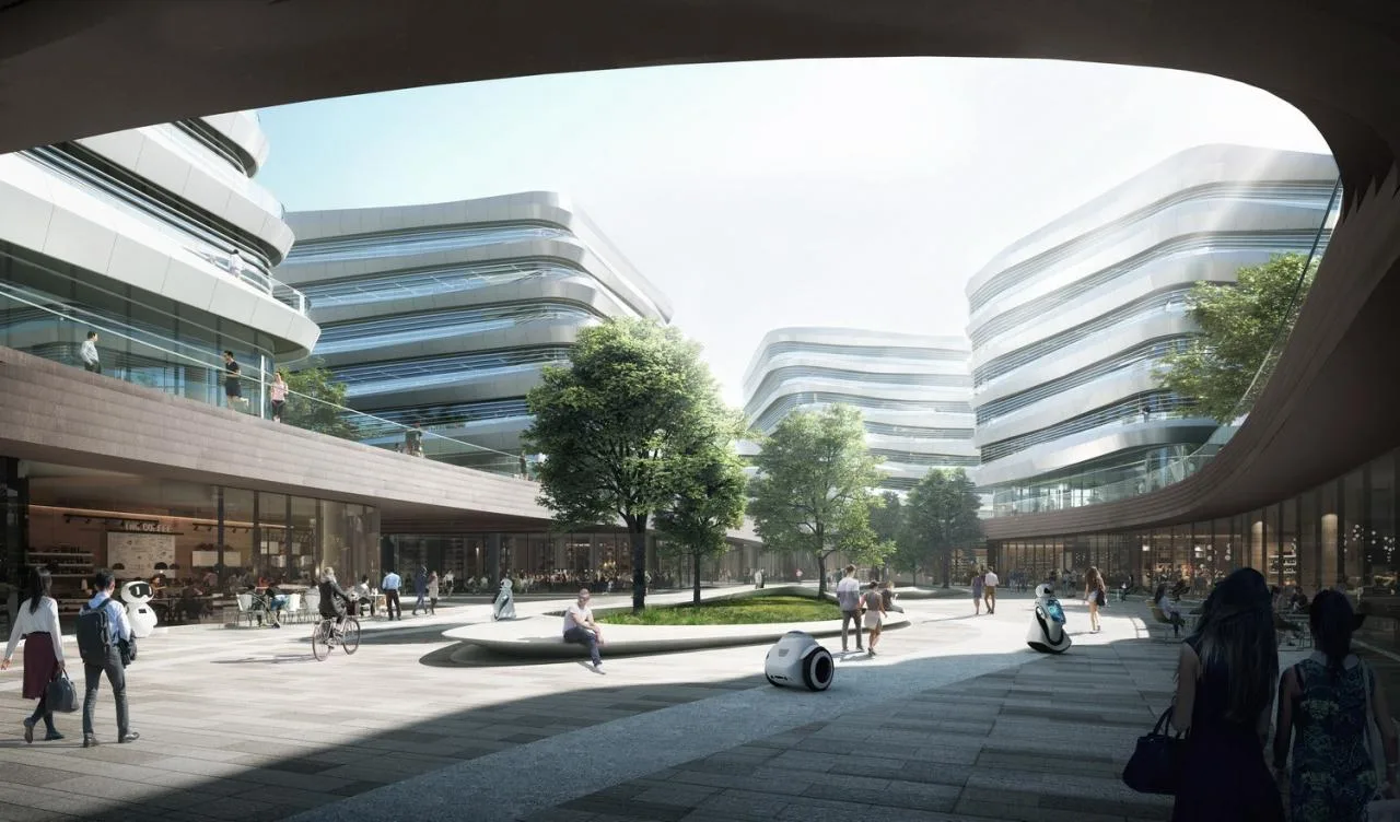 BIM Architecture | Xishan Zhigu - Beijing Collaborative Innovation Park/CAA Architecture Firm