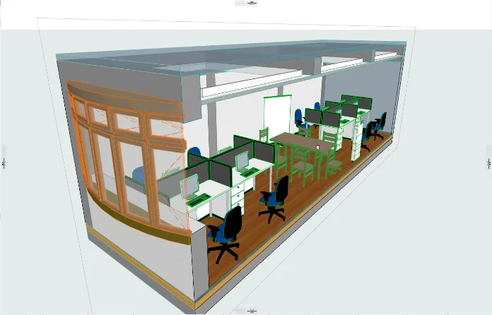 Model Cut Using 3D Cutting Tool