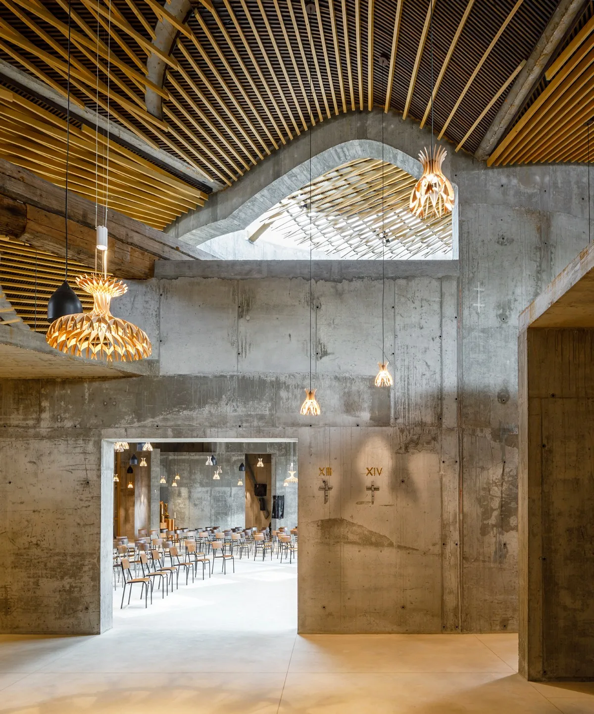 BIM Architecture | Suspended Roof: Church and Diocese Complex/Miralles Tagliabue EMBT