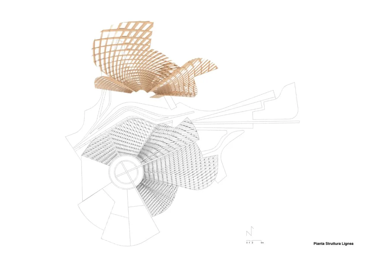 BIM Architecture | Suspended Roof: Church and Diocese Complex/Miralles Tagliabue EMBT