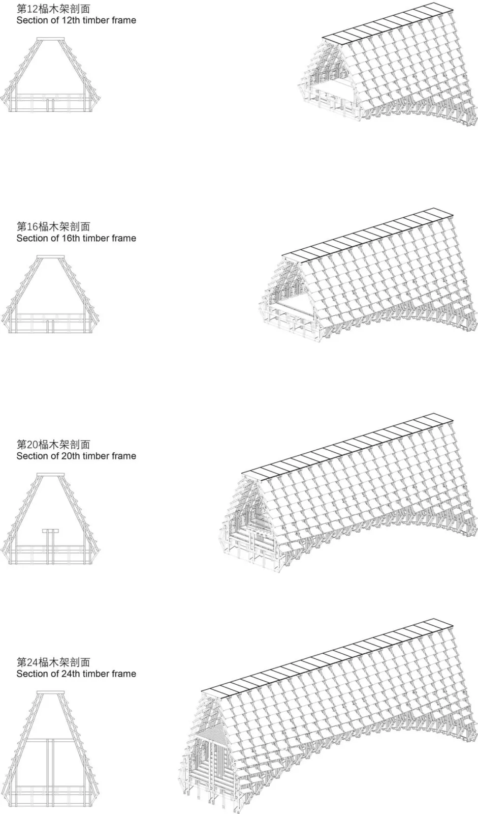 BIM Architecture | Gu Lao Shui Xiang Mu Qiao/Luo Yujie Studio