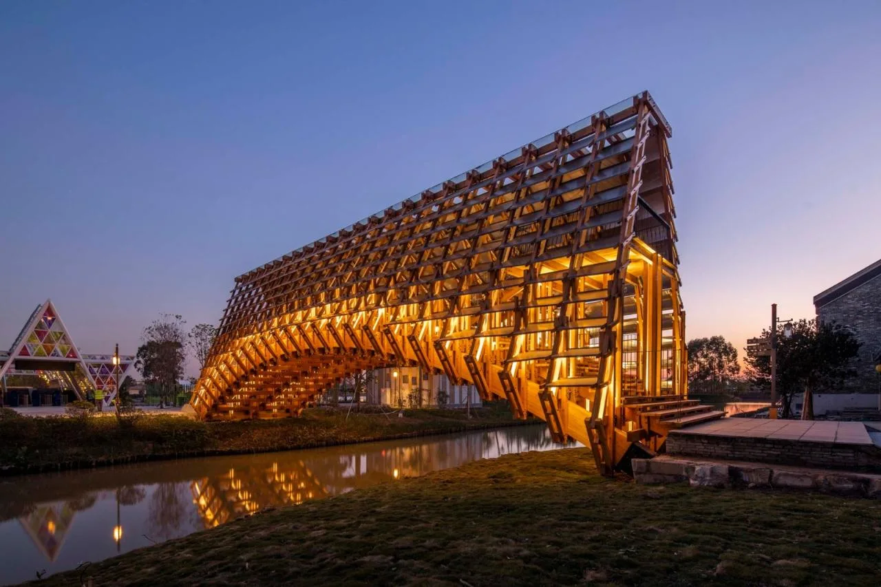 BIM Architecture | Gu Lao Shui Xiang Mu Qiao/Luo Yujie Studio