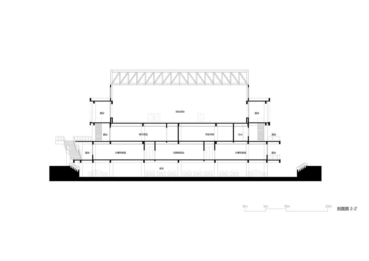 BIM Architecture | Yihuang No.1 Middle School Comprehensive Building/By Building