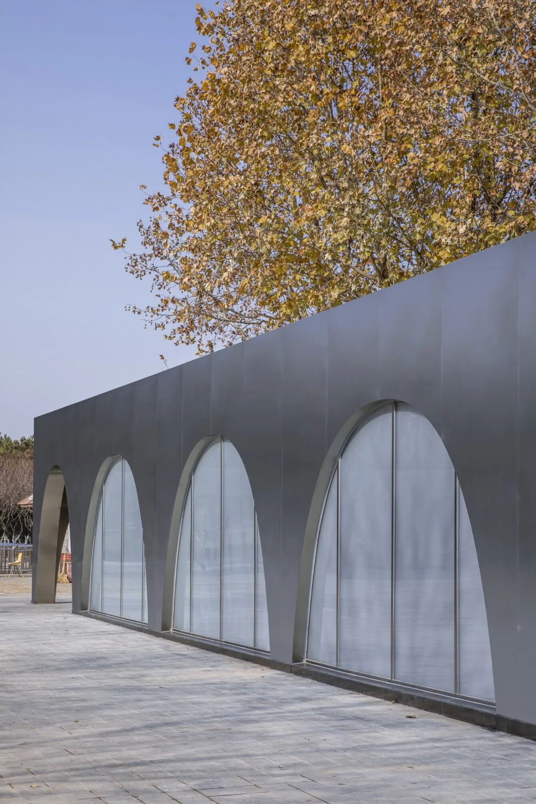 BIM Architecture | Beijing Olympic Forest Park Runner Service Station/TEMP Architectural Design Studio