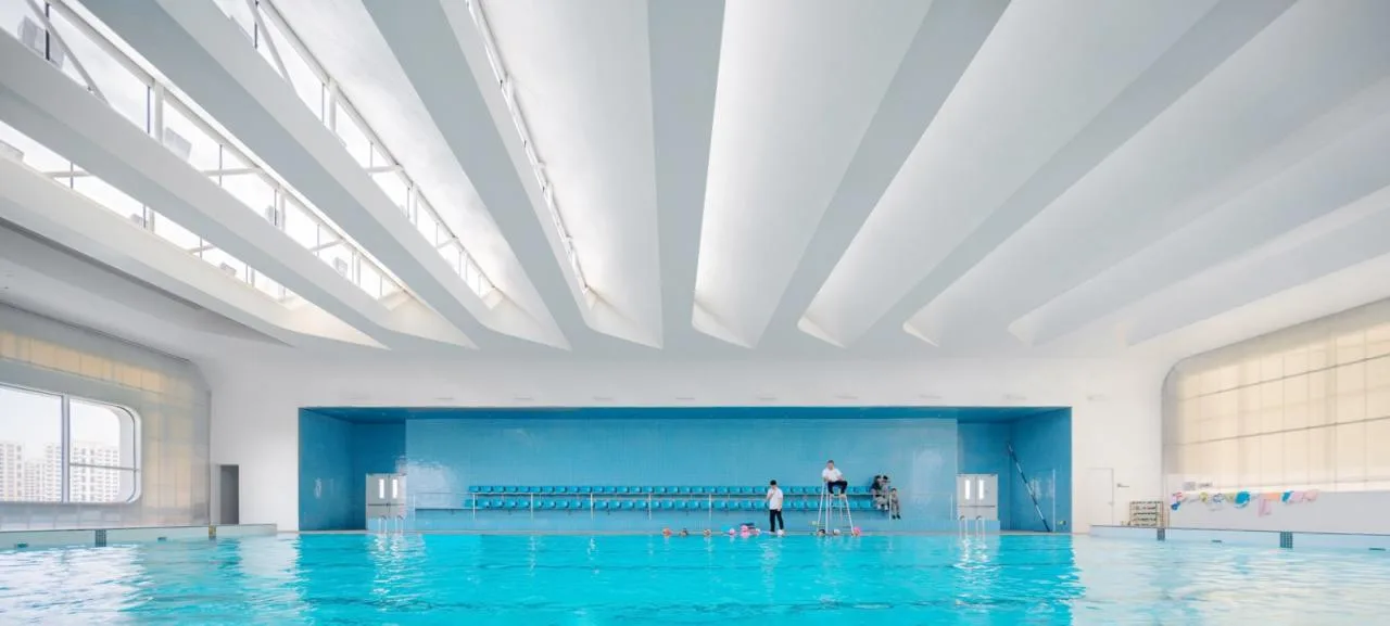 BIM Architecture | Shanghai Qingpu Pinghe Sports Center/OPEN Architecture Firm