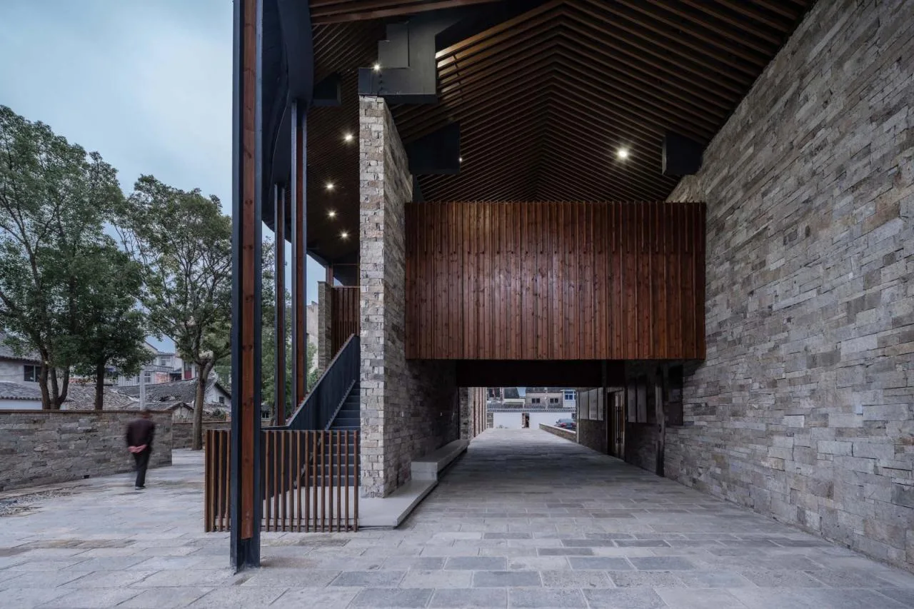 BIM Architecture | Xiaowufen Village Cultural Hall/Garden Architecture Landscape