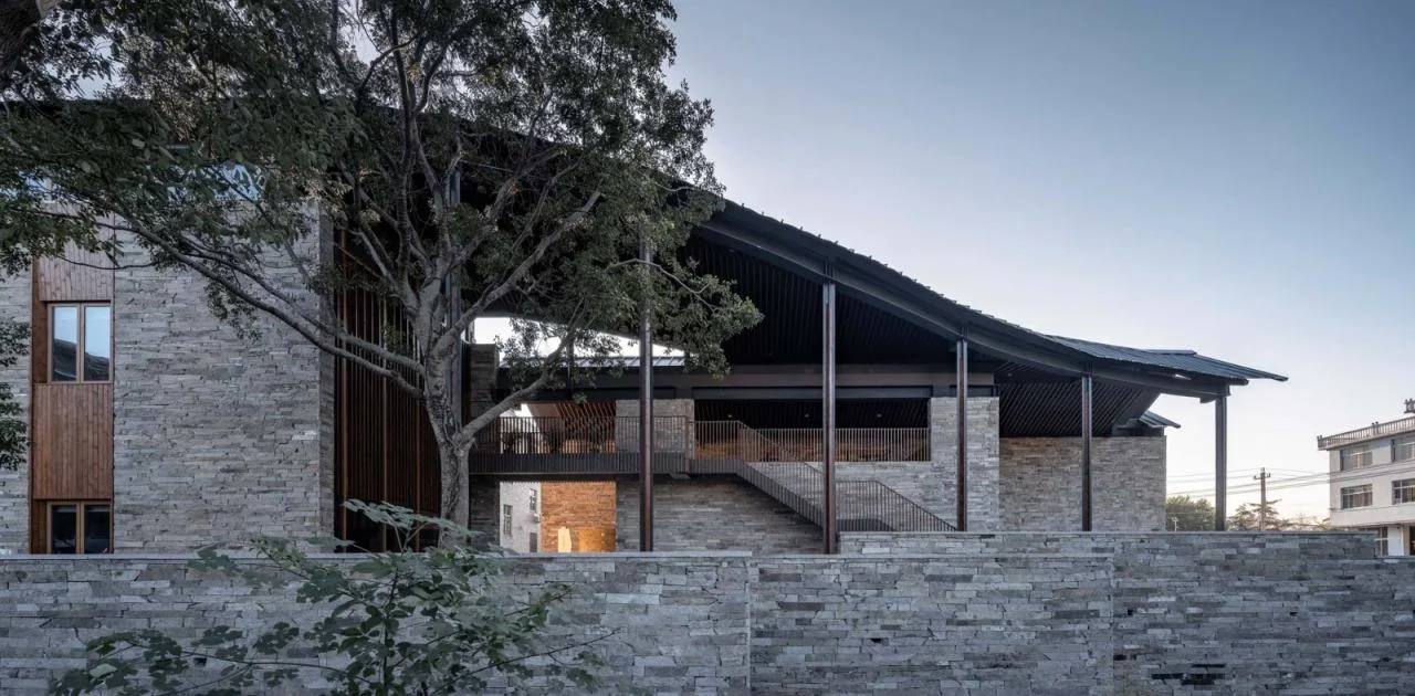 BIM Architecture | Xiaowufen Village Cultural Hall/Garden Architecture Landscape
