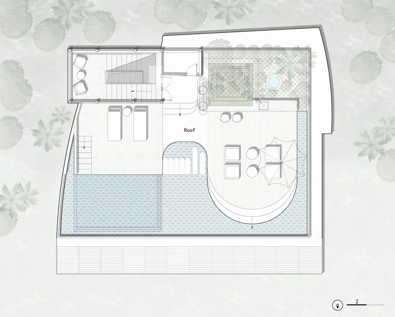 BIM Architecture | 'Breath of the Sea' Dali Green Half Mountain Hotel Renovation Design/Ordinary Design