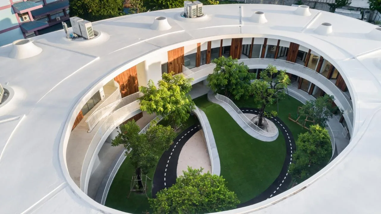 BIM Architecture | Kindergarten Space Full of Childhood in Bangkok, Thailand/Plan Architect