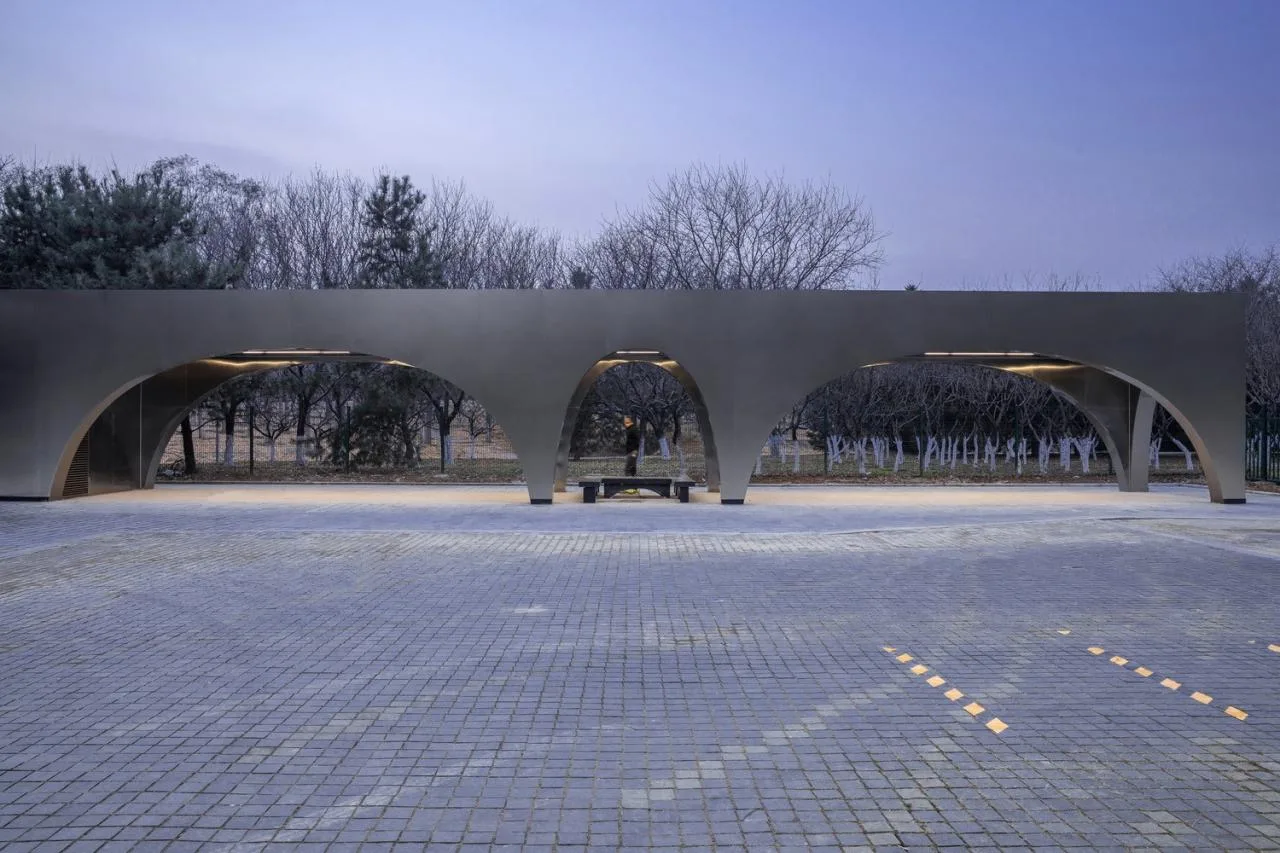 BIM Architecture | Beijing Olympic Forest Park Runner Service Station/TEMP Architectural Design Studio