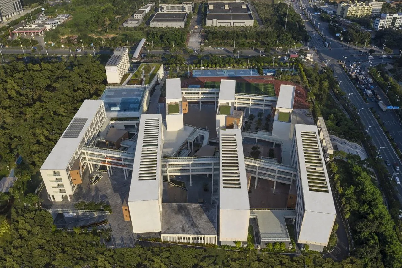 BIM Architecture | Phoenix School in Guangming New District, Shenzhen / 'Zhong Zhong + Zhong Bo Bo' Studio of Shenzhen University Architectural Design and Research Institute