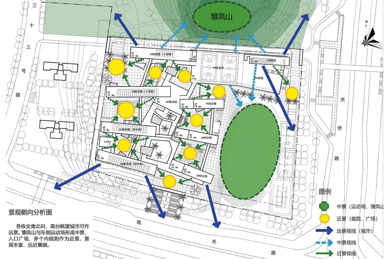 BIM Architecture | Phoenix School in Guangming New District, Shenzhen / 'Zhong Zhong + Zhong Bo Bo' Studio of Shenzhen University Architectural Design and Research Institute
