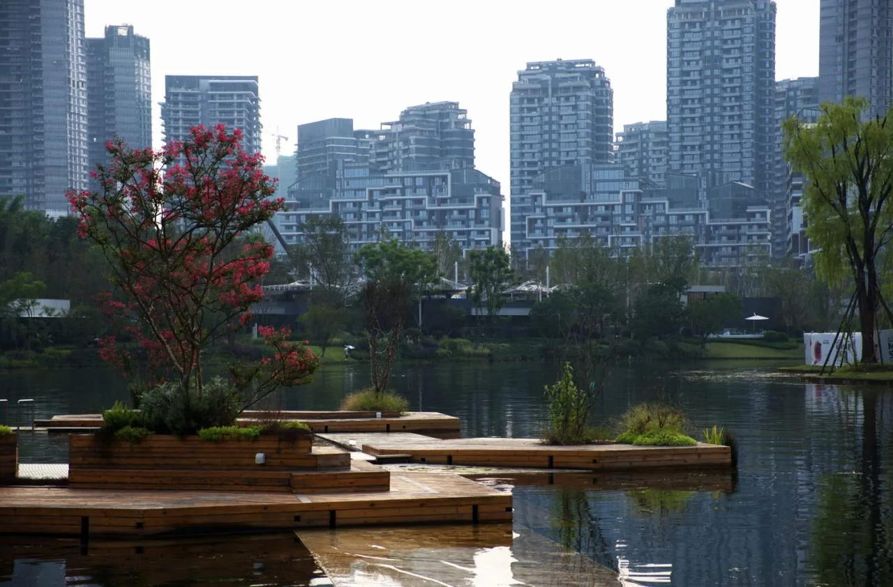 BIM Architecture | Chengdu Luhu Sky Floating Island/unarchitecte