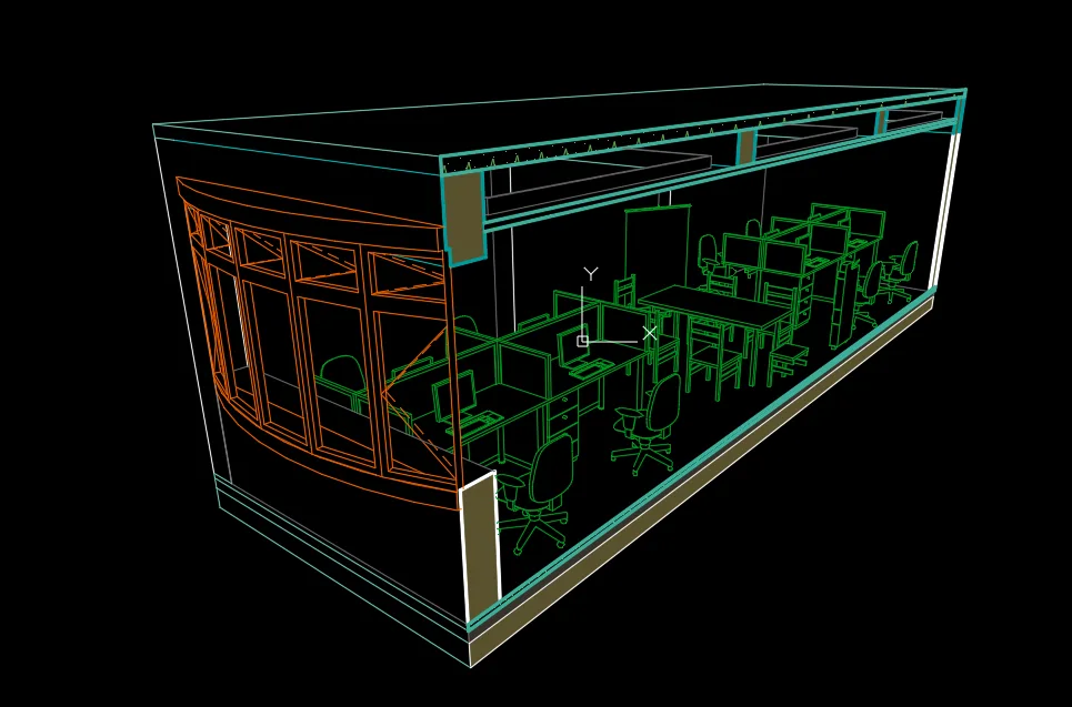 Exported 3D CAD Drawing