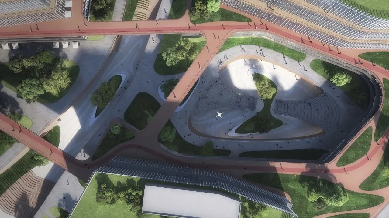 BIM Architecture | Xishan Zhigu - Beijing Collaborative Innovation Park/CAA Architecture Firm