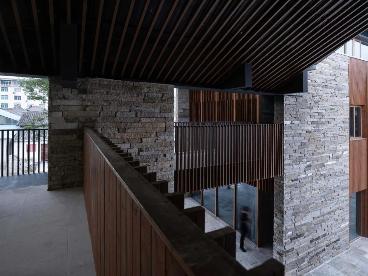 BIM Architecture | Xiaowufen Village Cultural Hall/Garden Architecture Landscape