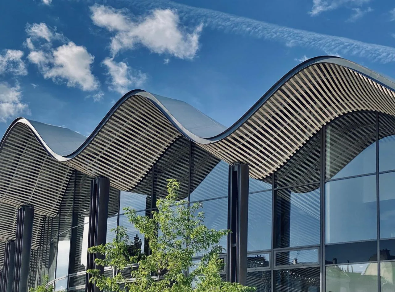 BIM Architecture | Wavy Roofing, UCPA Grand Lance Stadium/Marc Mimram