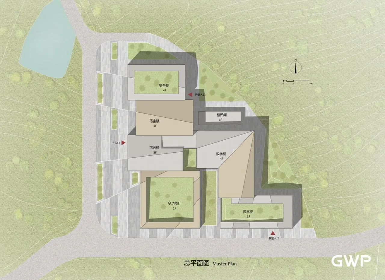 BIM Architecture | Spread Wings in the Wind, Embark on Dreams - Lin'an Fengzhigu International Camp/GWP