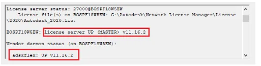 Network License Manager version check in LMTOOLS